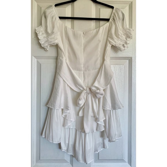 Hello Molly Proper Credit Romper - White - Picture 6 of 11